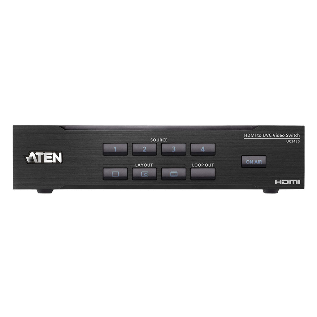 ATEN CAMLIVE PRO 4K 4-Input HDMI to USB Video Switcher(UC3430) - 3