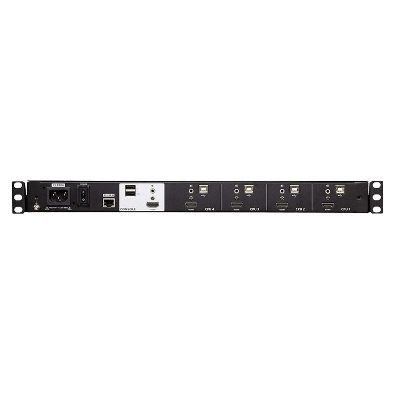 ATEN CL3884NW 18.5" 4-Port HDMI Multi-View Dual Rail WideScreen LCD KVM Switch(CL3884NW-ATA-AU) - 5
