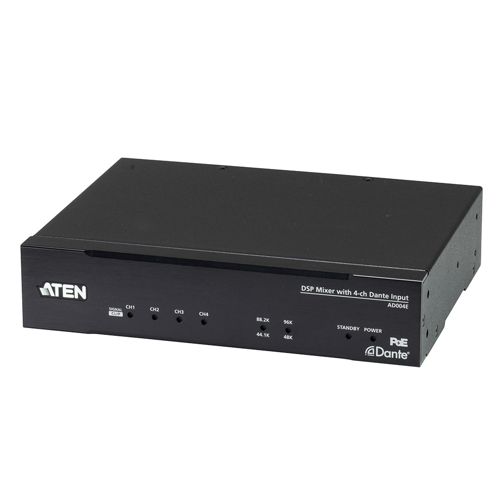 ATEN DSP Mixer with 4-ch Dante Input(AD004E) - 1