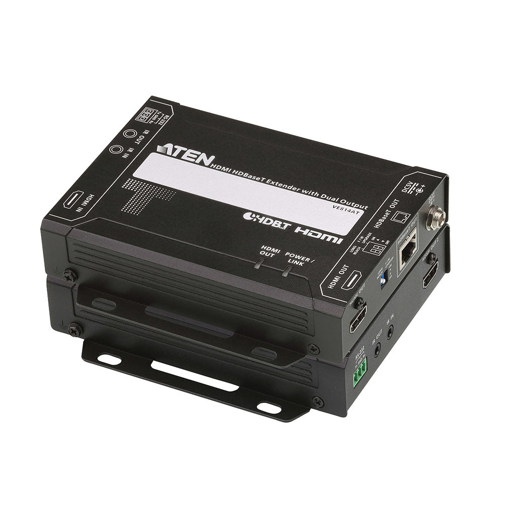 ATEN HDMI HDBaseT Extender with Dual 4K Output - 3 Years(VE814A-ATA-U) - 2