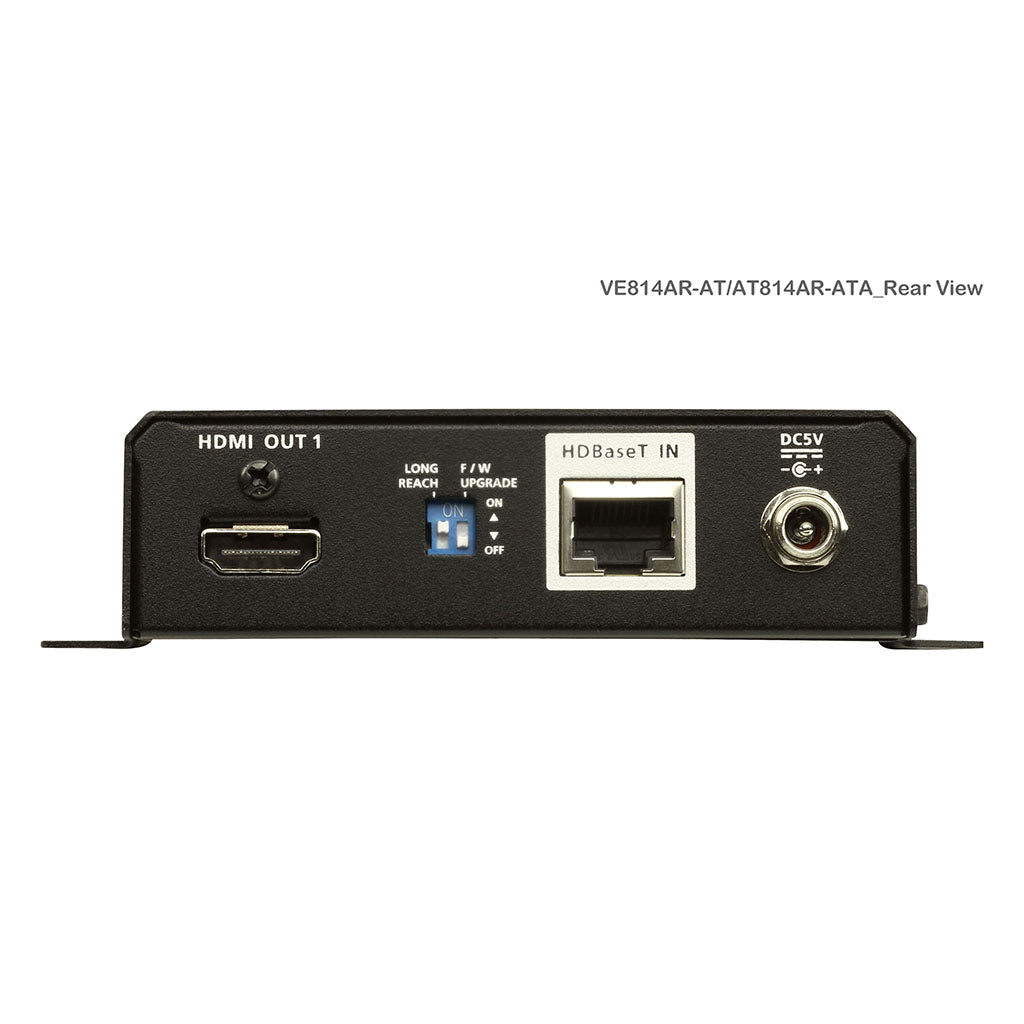 ATEN HDMI HDBaseT Receiver with Dual 4K Output - 3 Years(VE814AR-ATA-U) - 4
