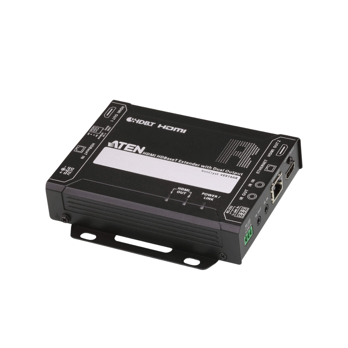 ATEN HDMI HDBaseT Receiver with Dual 4K Output - 3 Years(VE814AR-ATA-U) - 1