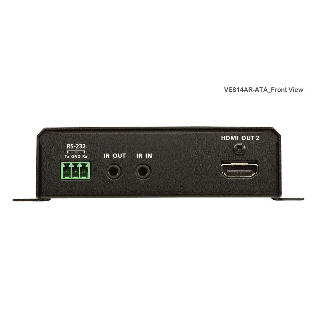 ATEN HDMI HDBaseT Receiver with Dual 4K Output - 3 Years(VE814AR-ATA-U) - 5