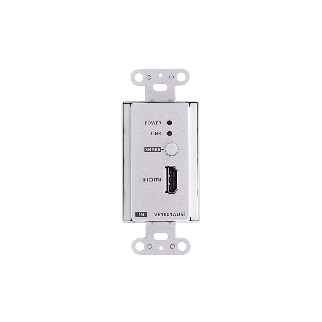 ATEN HDMI HDBaseT-Lite Transmitter with US Wall Plate/PoH(VE1801AUST) - 5