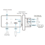 ATEN HDMI & VGA HDBaseT Transmitter with EU Wall Plate/PoH(VE2812AEUT) - 8