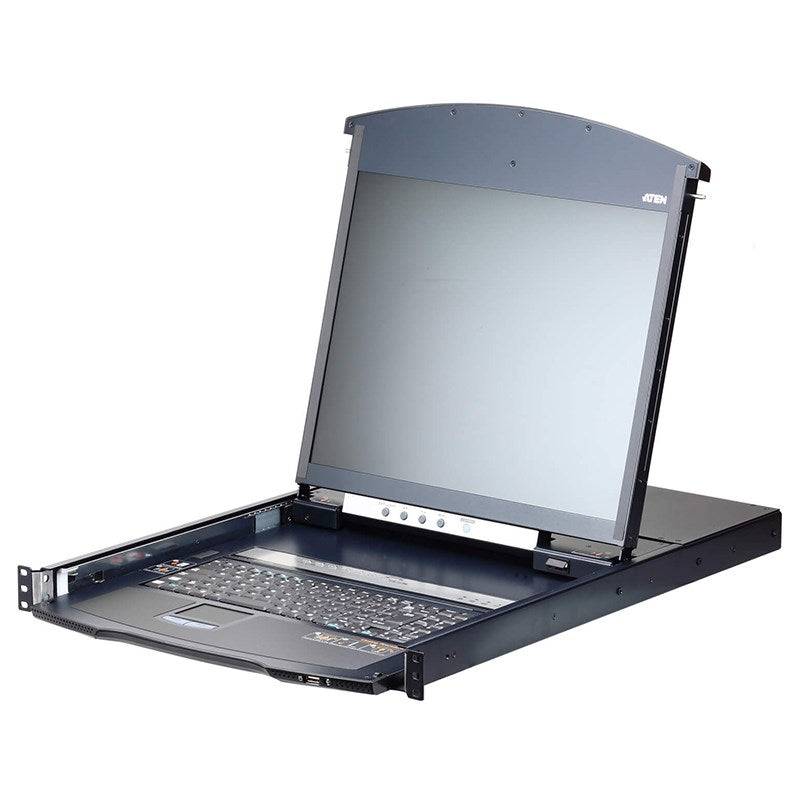 ATEN KL1108VN 19" 8-Port Cat 5 Dual Rail LCD KVM over IP Switch(KL1108VN-AXA-AU) - 1