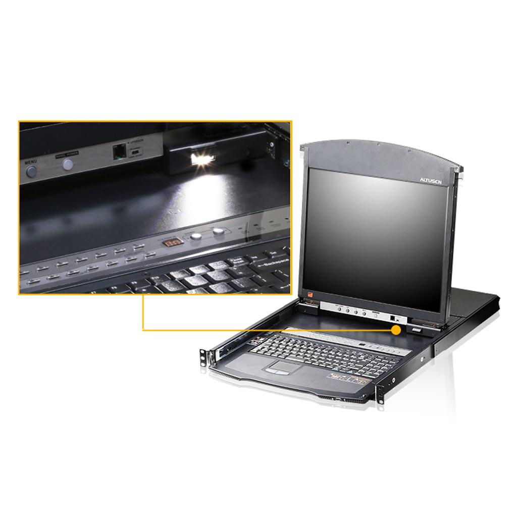 ATEN KL1516AiN Dual Rail 16-Port LCD KVM Over IP Switch(KL1516AIN-AXA-AU) - 2