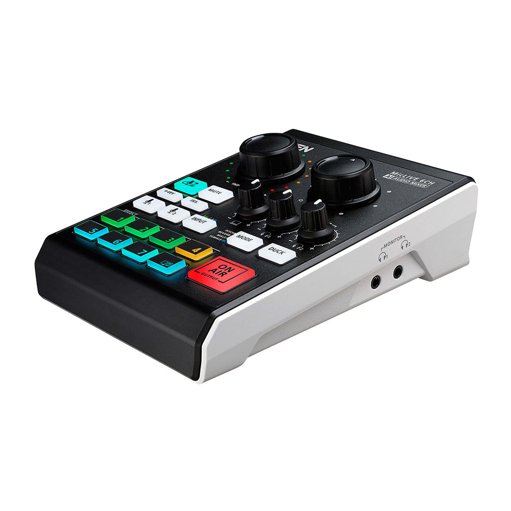 ATEN Podcast AI Audio Mixer MicLIVE 6-CH(UC8000) - 1