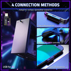 Attack Shark L80PRO Wireless Gaming Headset - Black(L80PRO-Black) - 8