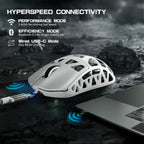 Attack Shark R3 Wireless Optical Gaming Mouse - White - Kailh Switch(R3-White) - 5