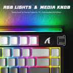 Attack Shark R85 HE 8000Hz Rapid Trigger Magnetic Switch Keyboard - Moonlit Night(R85HE-MoonlitNight) - 4