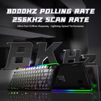 Attack Shark R85 HE 8000Hz Rapid Trigger Magnetic Switch Keyboard - Moonlit Night(R85HE-MoonlitNight) - 6
