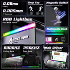 Attack Shark R85 HE 8000Hz Rapid Trigger Magnetic Switch Keyboard - Moonlit Night(R85HE-MoonlitNight) - 9