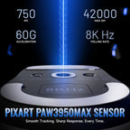Attack Shark X8SE Wireless Optical Gaming Mouse - White - Omron Optical Switch(X8SE-White) - 7