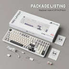 Attack Shark X98 Full-size  Wireless Mechanical Keyboard - Star White(X98-StarWhite) - 2