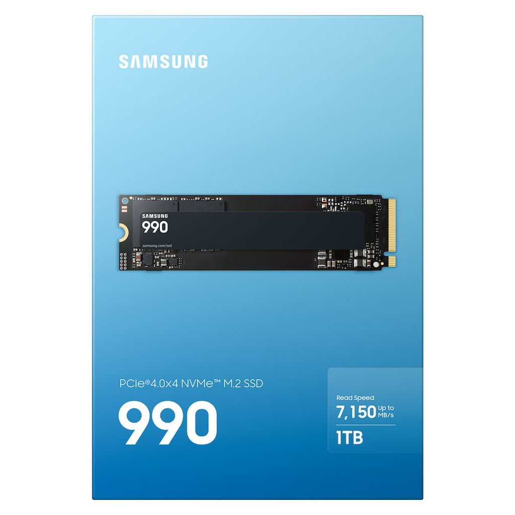 Samsung 990 1TB PCIe 4.0 NVMe M.2 SSD - MZ-V9V1T0BW