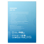 Samsung 990 1TB PCIe 4.0 NVMe M.2 SSD - MZ-V9V1T0BW