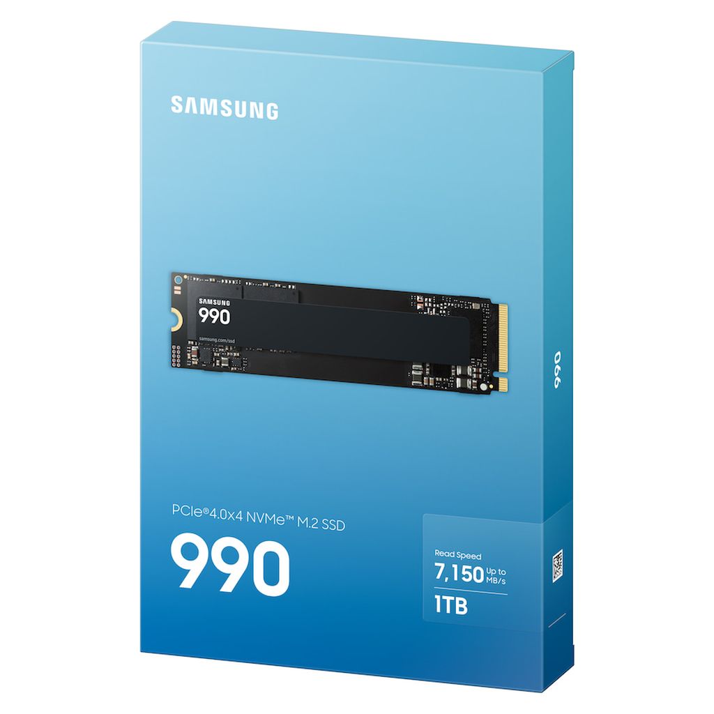 Samsung 990 1TB PCIe 4.0 NVMe M.2 SSD - MZ-V9V1T0BW