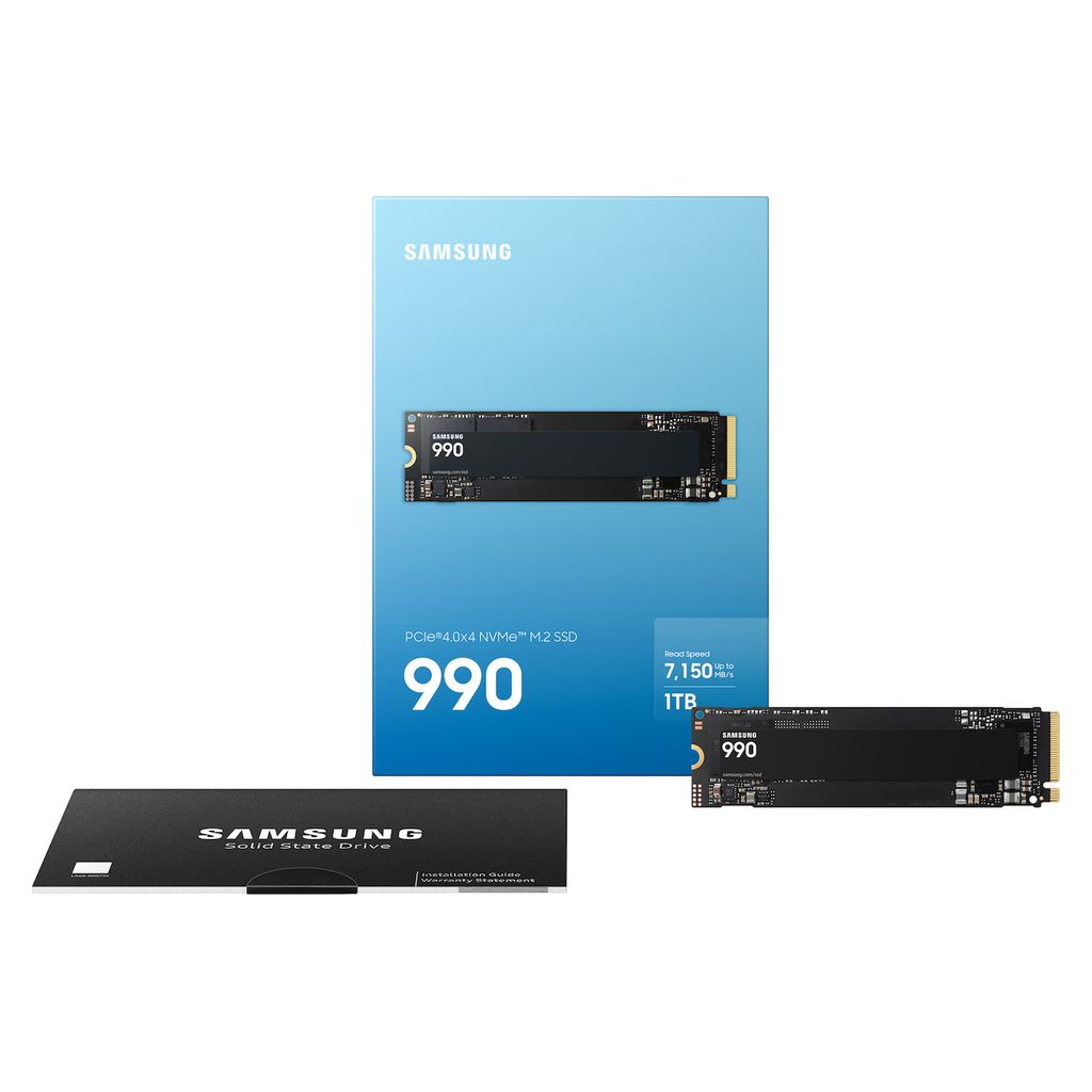 Samsung 990 1TB PCIe 4.0 NVMe M.2 SSD - MZ-V9V1T0BW