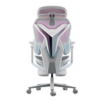 AutoFull G7 Ergonomic Gaming Chair Professional - Pink & White with Extendable Footrest(AFG701PSSC) - 3