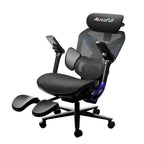 AutoFull G7 Ergonomic Gaming Chair Professional - Purple & Black  with Extendable Footrest(AFG701USSB) - 2