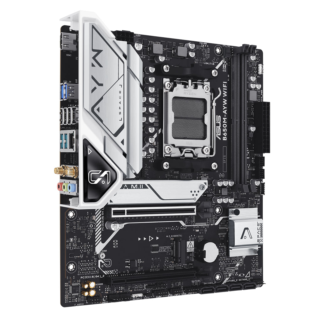 ASUS B650M-AYW WIFI AM5 Micro-ATX Motherboard(B650M-AYW WIFI) - 3