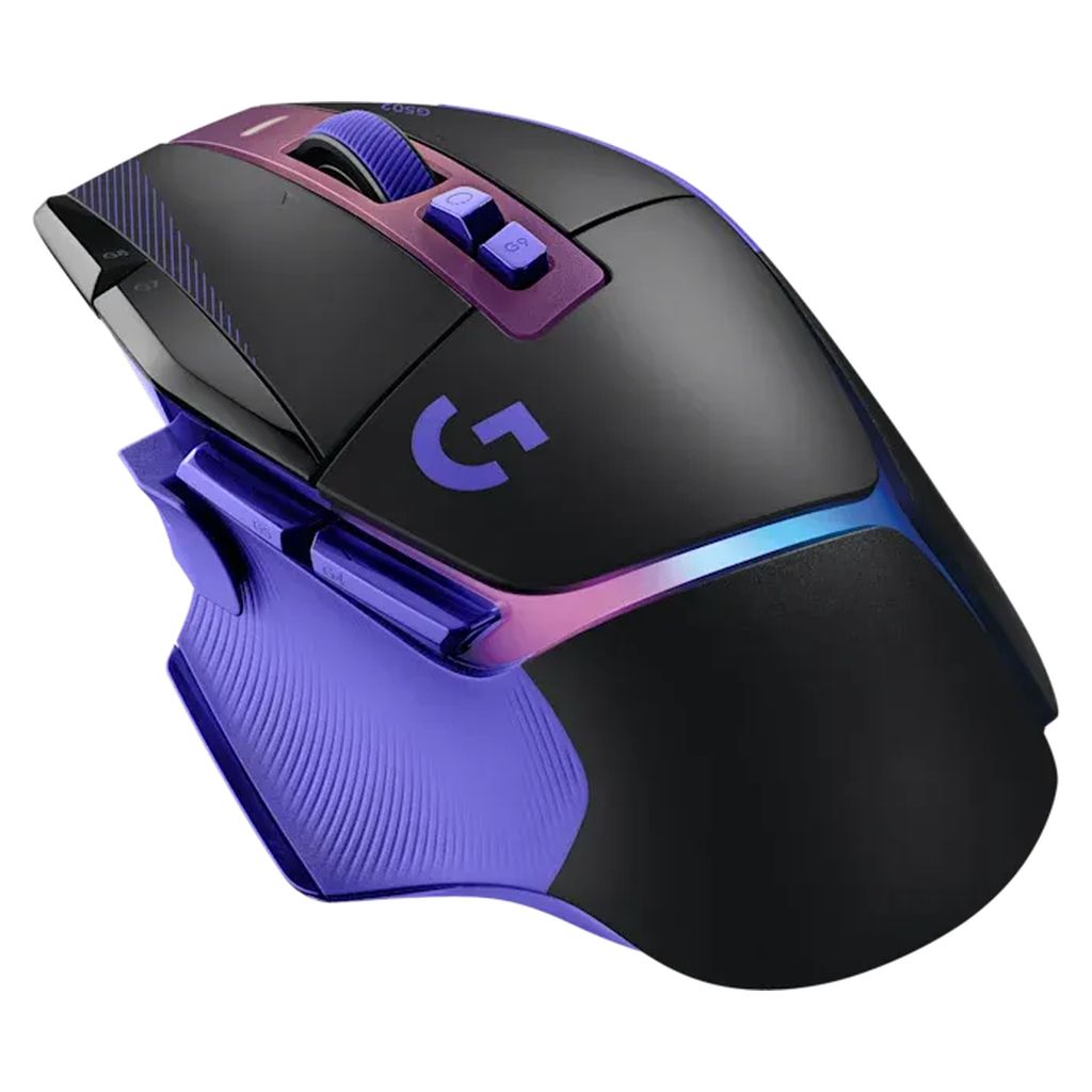Logitech G G502 X PLUS LIGHTSPEED Wireless RGB Gaming Mouse - Dark Lilac