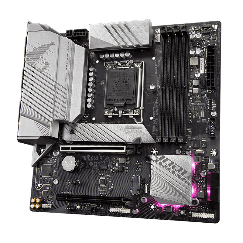 Gigabyte B760M AORUS ELITE AX DDR5 Intel LGA 1700 Micro-ATX Motherboard(B760M AORUS ELITE AX) - 4