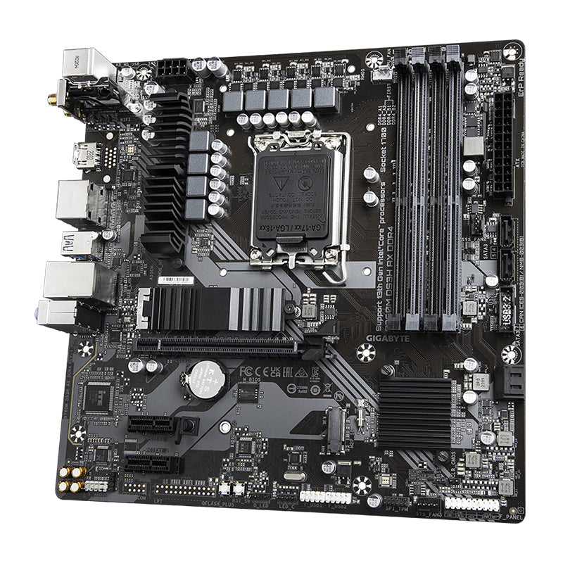 Gigabyte B760M DS3H AX DDR4 Intel LGA 1700 Micro-ATX Motherboard(B760M DS3H AX DDR4) - 2