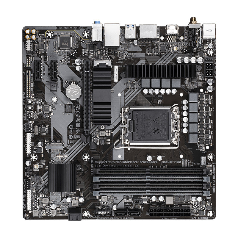 Gigabyte B760M DS3H AX DDR4 Intel LGA 1700 Micro-ATX Motherboard(B760M DS3H AX DDR4) - 5