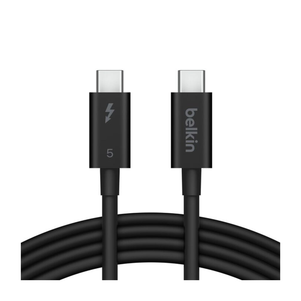 Belkin 1M Connect Thunderbolt 5 80Gbps USB-C to USB-C Cable - Black(INZ005fq1MBK) - 1