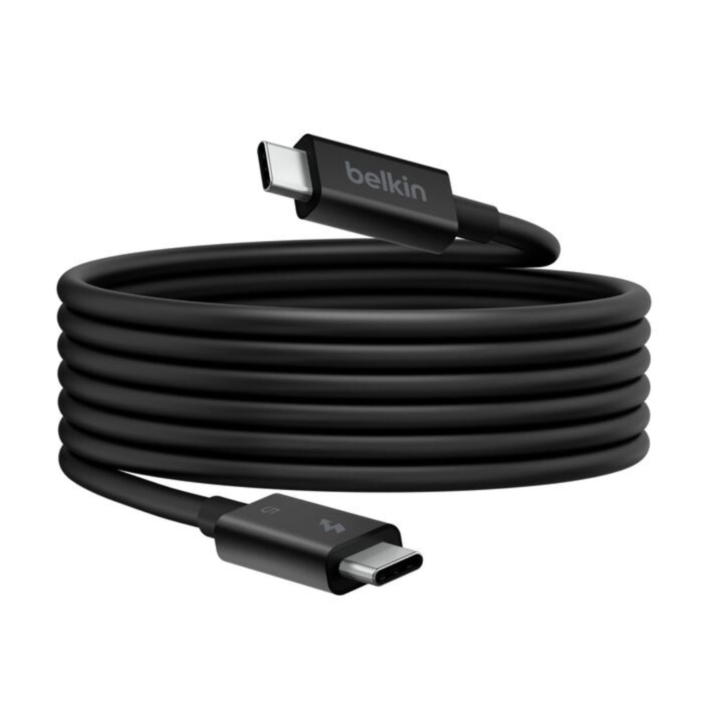Belkin 1M Connect Thunderbolt 5 80Gbps USB-C to USB-C Cable - Black(INZ005fq1MBK) - 5