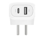 Belkin 42W USB-C & USB-A Dual Wall Charger w/PPS & PD - White(WCB009AUWH) - 3