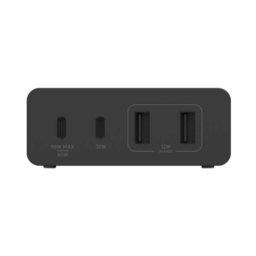 Belkin BoostCharge Pro 108W 4-Port GaN Charger w/ PD - Black(WCH010AUBK) - 2