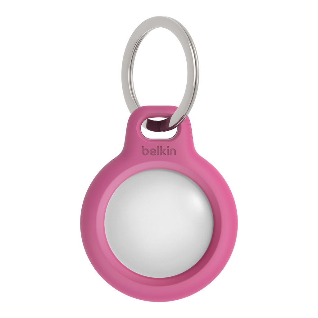 Belkin Secure Holder with Key Ring for AirTag - Pink(F8W973BTPNK) - 1