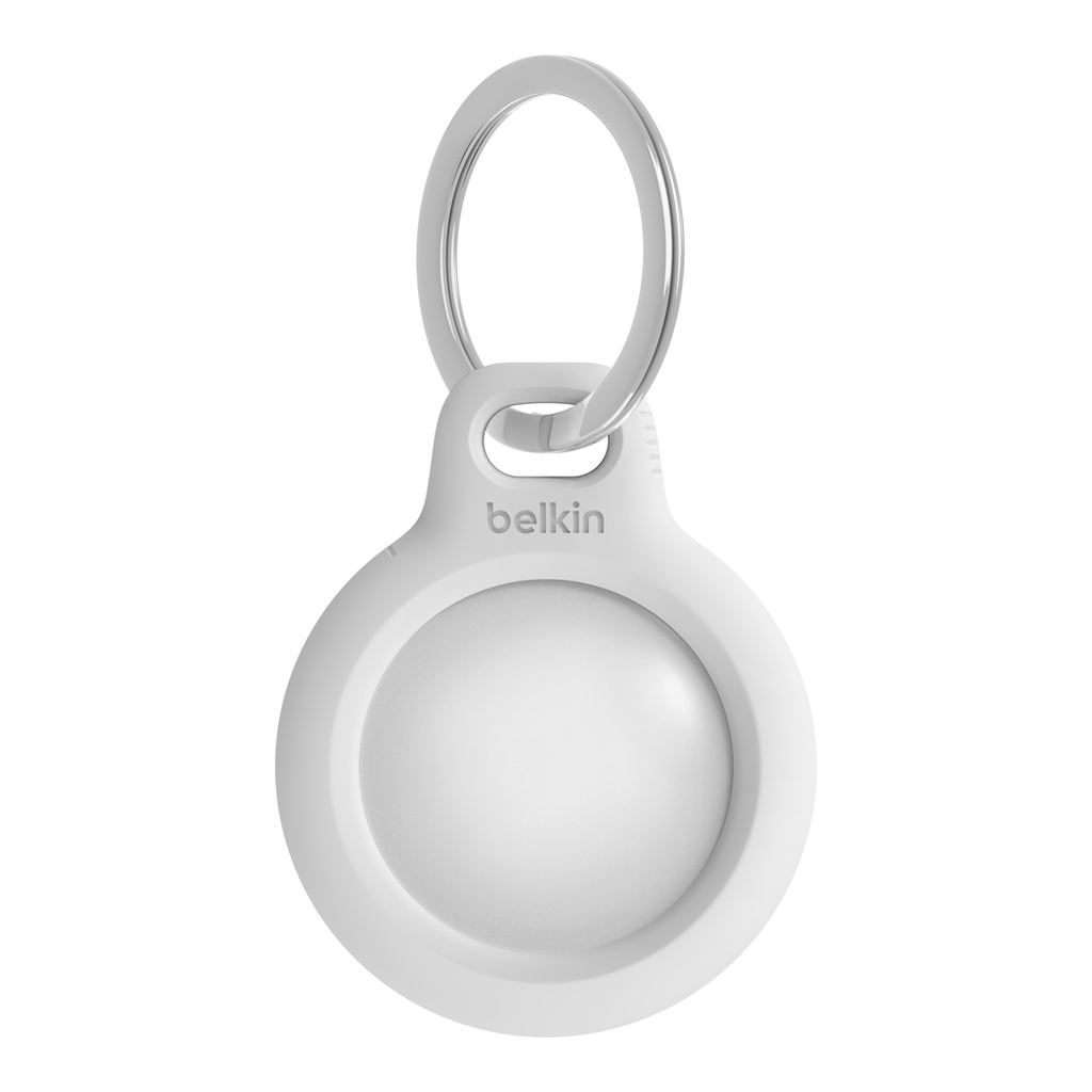 Belkin Secure Holder with Key Ring for AirTag - White(F8W973BTWHT) - 1