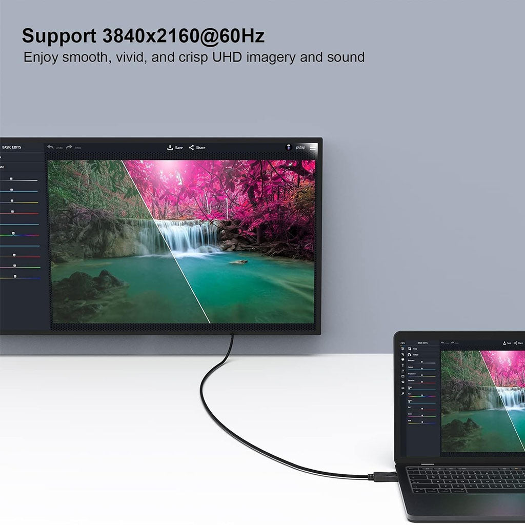 BENFEI 1.8m 8K 60Hz DisplayPort to DisplayPort(ELEBEN163BK) - 6