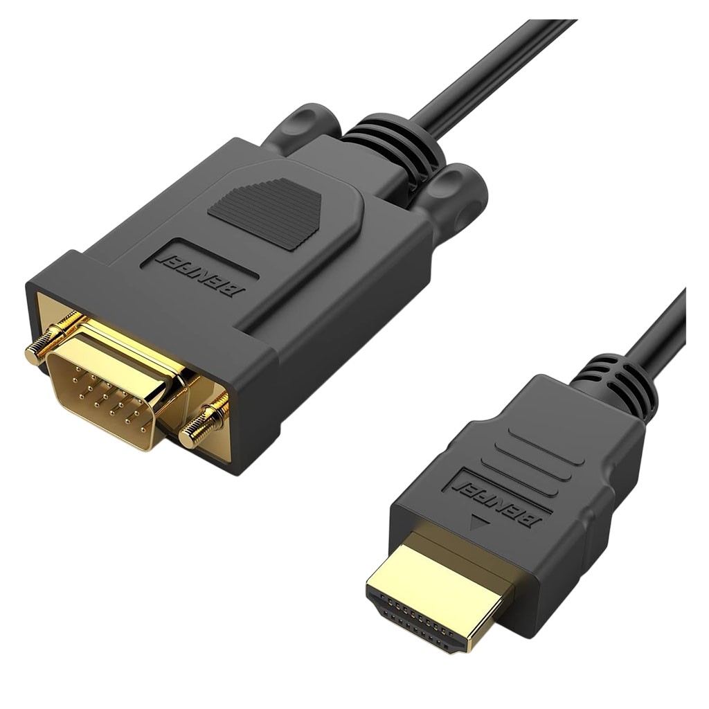 BENFEI 1.8m HDMI to VGA Cable(ELEBEN181BK) - 1