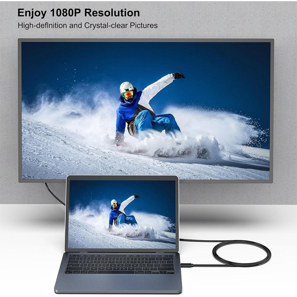 BENFEI 1.8m USB-C to DVI Cable(ELEBEN205BK) - 3