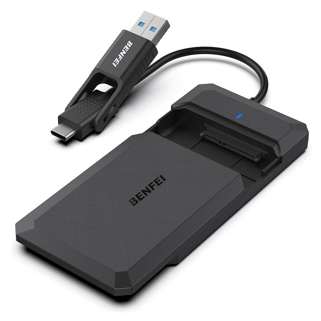 BENFEI 2.5" SATA to USB Tool Free External Hard Drive Enclosure(ELEBEN346BK) - 1