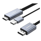 BENFEI 344GY-5M 5m Unidirectional 4K Active HDMI to DisplayPort Cable w/ USB Powered(ELEBEN344GY5M) - 1