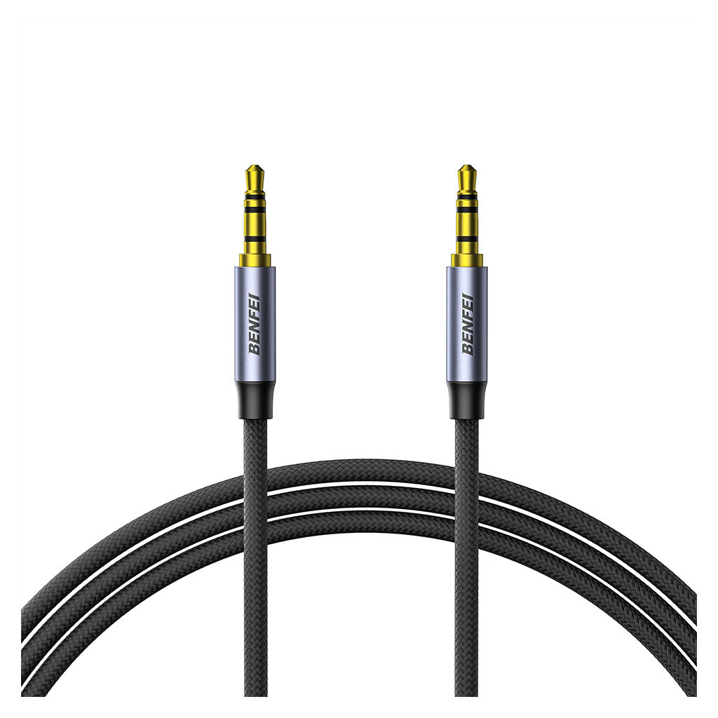 BENFEI 427GY 1m 3.5mm TRRS Male to Male Audio Cable(ELEBEN427GY1M) - 1