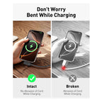 BENFEI 429BK-1M 1m Right Angle USB-C to USB-C Nylon Braided Cable(ELEBEN429BK1M) - 2