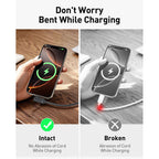 BENFEI 429BK-2M 2m Right Angle USB-C to USB-C Nylon Braided Cable(ELEBEN429BK2M) - 4