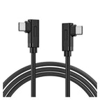 BENFEI 429BK-3M 3m Right Angle USB-C to USB-C Nylon Braided Cable(ELEBEN429BK3M) - 1