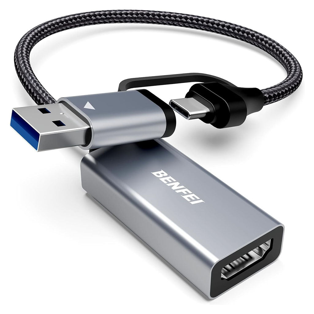 BENFEI Full HD 1080P Video/Audio Capture Card(ELEBEN368GY) - 1