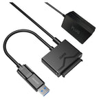 BENFEI USB 3.0 to SATA III Hard Drive Adapter(ELEBEN221BK) - 1