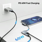 BENFEI USB-C to Audio Jack Adapter w/ 60W Fast Charging(ELEBEN361GY) - 2