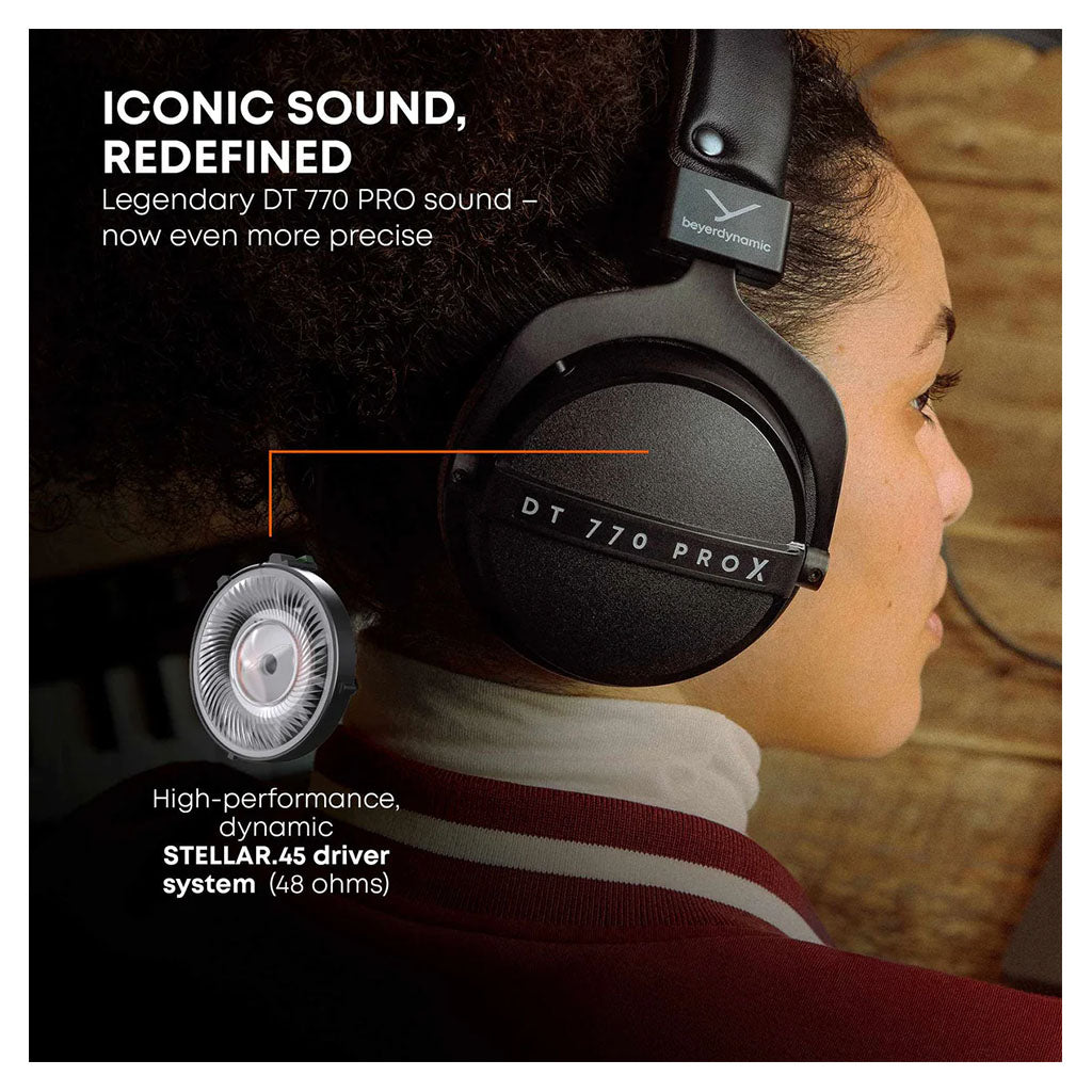 Beyerdynamic DT 770 PRO X Closed Back Studio Headphones - 48 Ohm(BD1000302) - 8