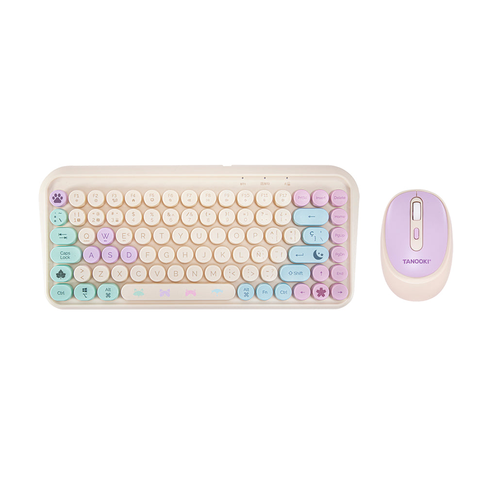 Blade Cozy Wireless Tanooki Keyboard & Mouse Combo(TNK4001) - 1